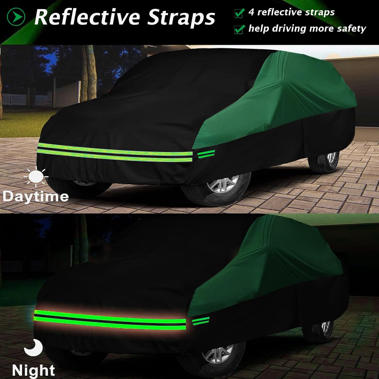 Big Ant Funda impermeable para automóvil para todo tipo de clima, ajuste universal para sedán, Ford Mustang, Chevy CamaroMalibu, Kia Optima, Hyundai