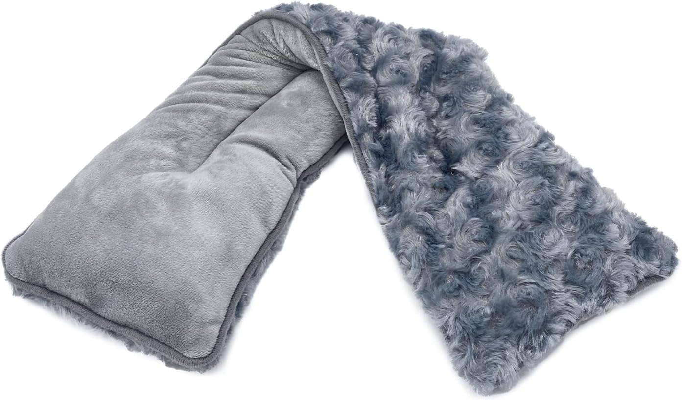 Intelex Warmies – Envoltura de cuello rizado, color gris, Gris