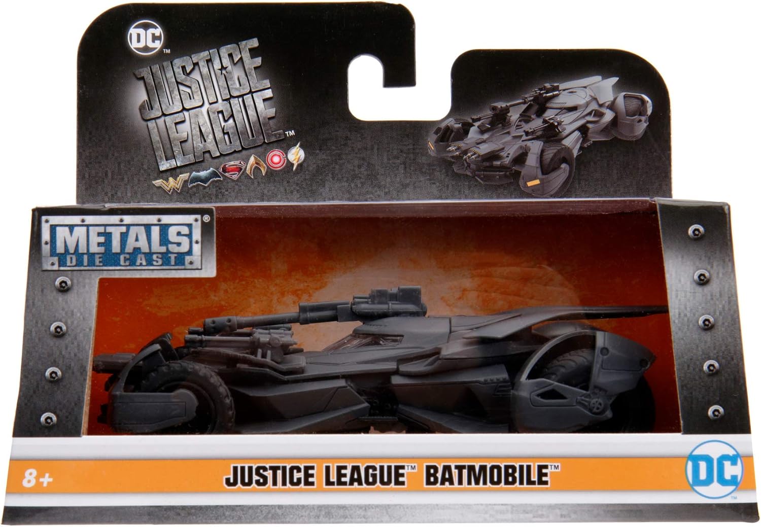 Jada – Batmobile Car Metal Justice League 132 Colección, Gris (253212005)