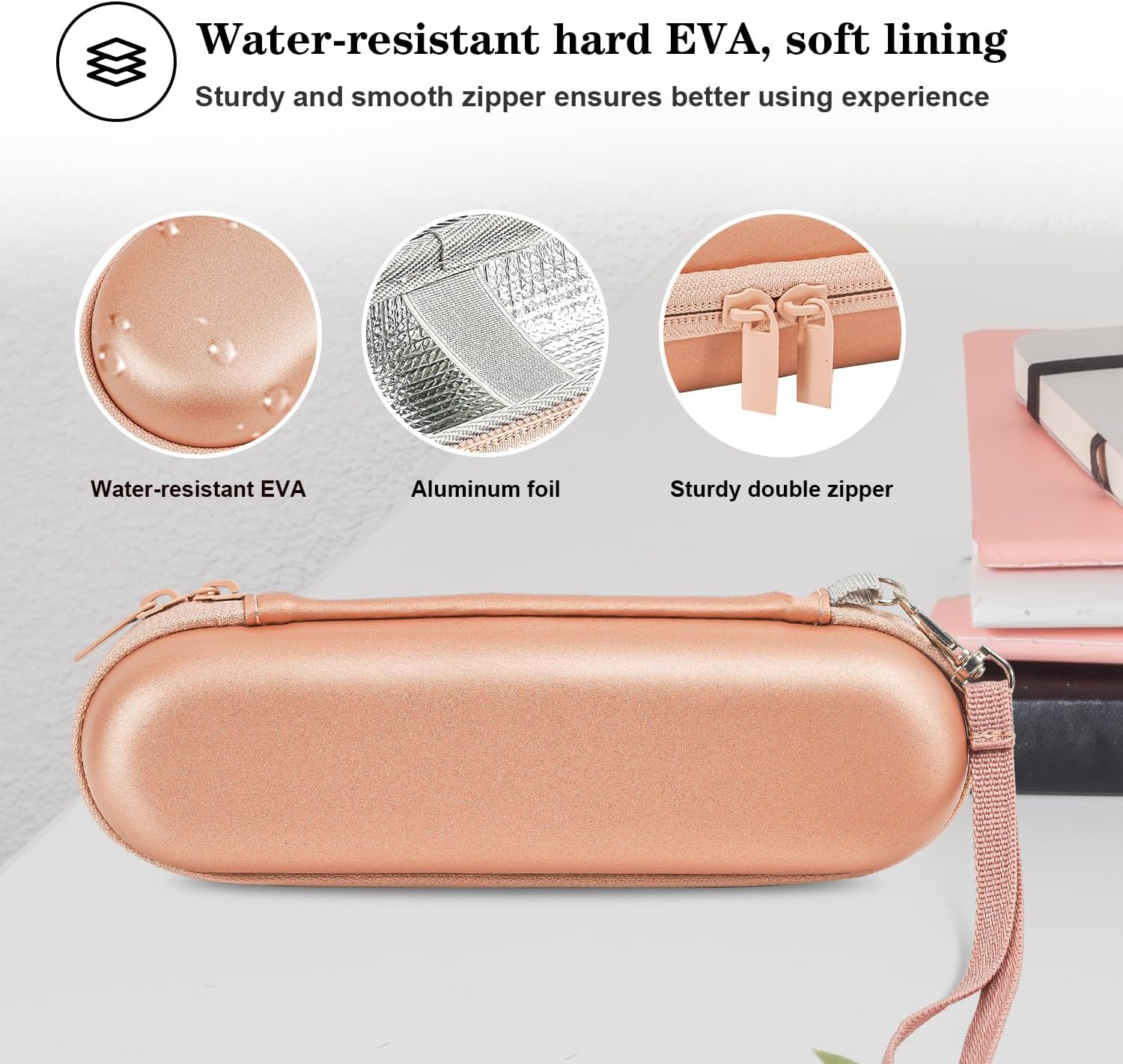 ProCase Funda rígida de viaje para cepillo de dientes eléctrico compatible con Oral-B Pro 1000 8000, Philips Sonicare 1100 5100 6100, bolsa de