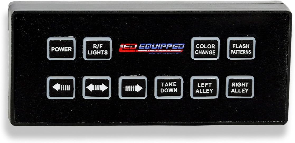 Condor TIR – Barra de luz LED de emergencia para vehículo de emergencia, 3 W, perfil bajo, 40 pulgadas (ámbarblanco)