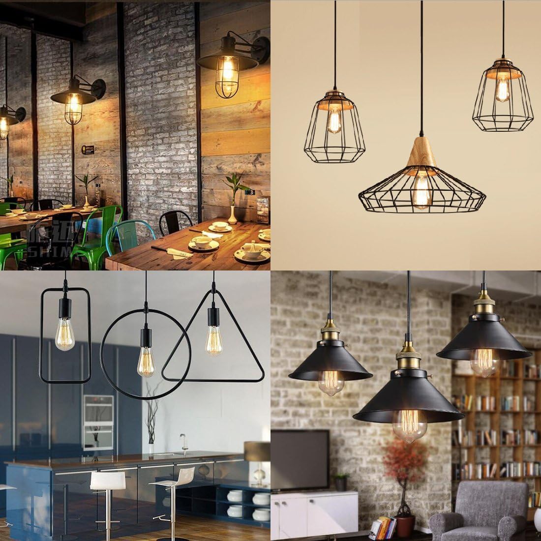 ZYCYLIGHT Bombilla LED regulable, bombilla LED Edison de 6 W, equivalente a incandescente de 60 vatios, bombilla de filamento LED vintage de 6 W,