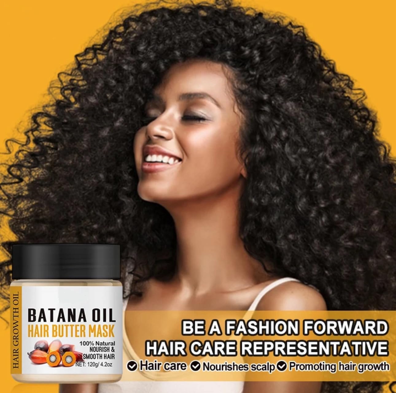 Aceite de batana para el crecimiento del cabello 100% aceite de batana de Honduras como mascarilla capilar, cuero cabelludo y aceite para el