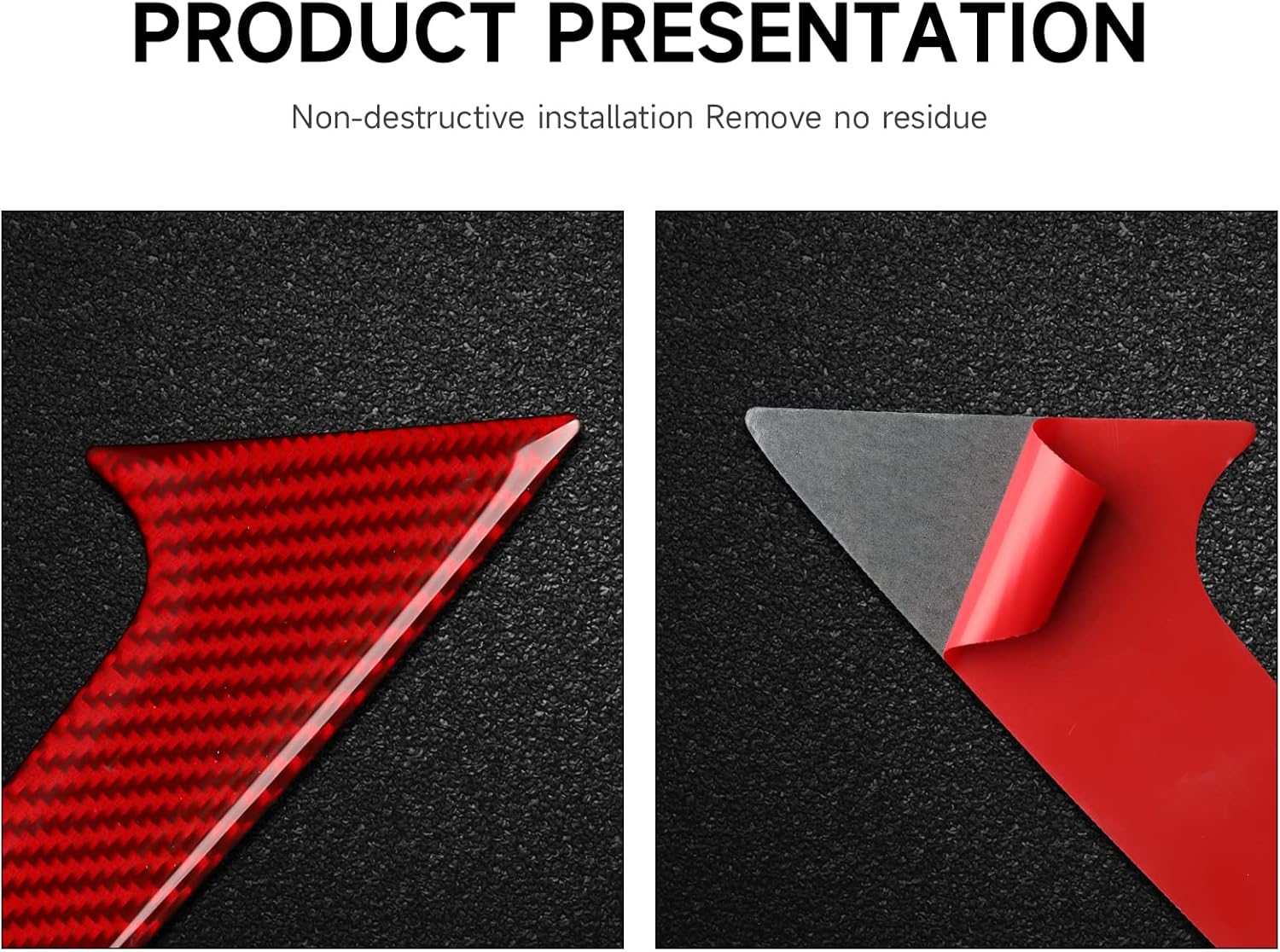 Para Corvette C7 – Adhesivo para manija de control central de automóvil de fibra de carbono para Chevrolet Corvette C7 Z06C7 Stingray Z51C7 Grand