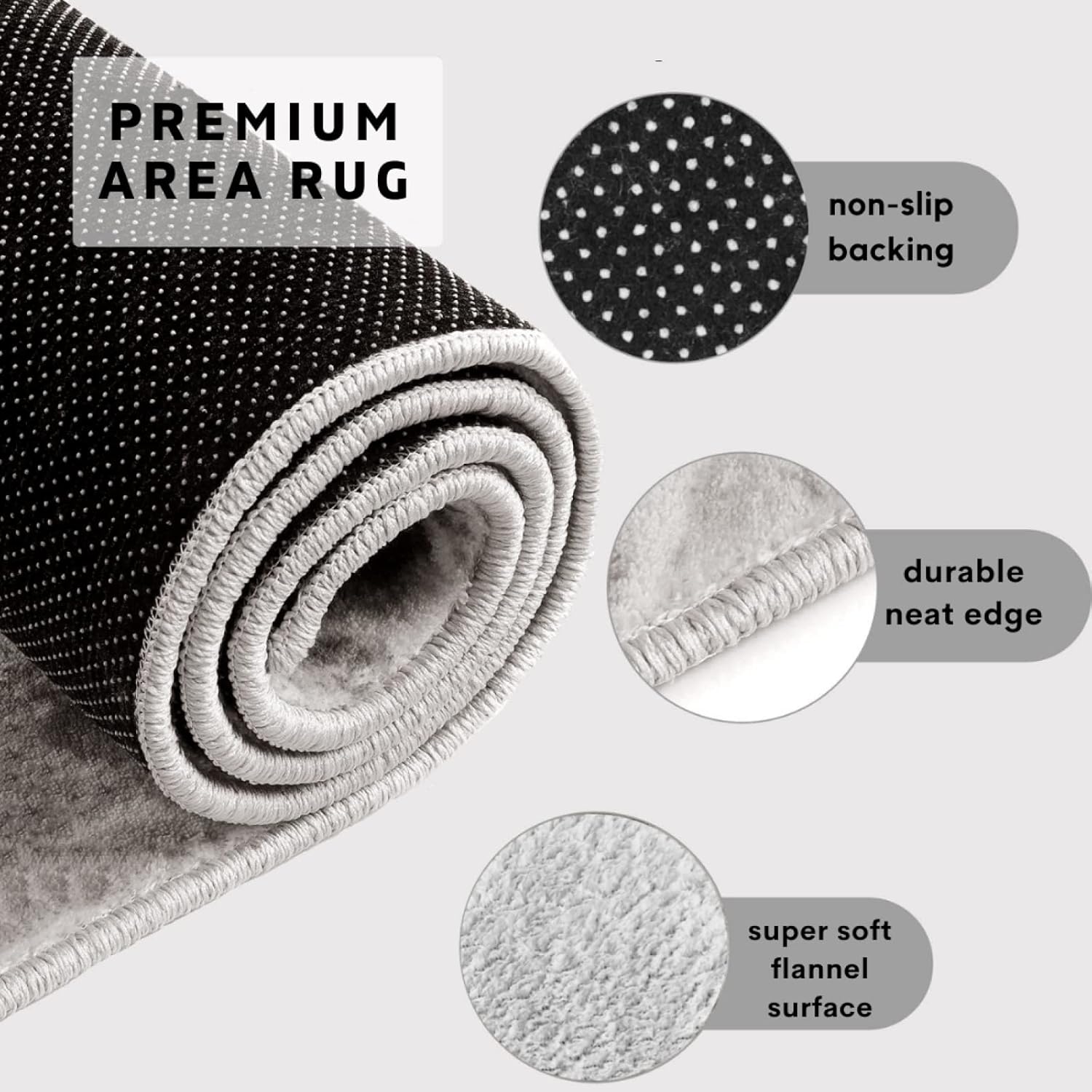 Alfombra de 2 x 3, alfombra de árbol de la vida para entrada, sala de estar, dormitorio, alfombra gris pequeña y decoración de dormitorio, lavable,