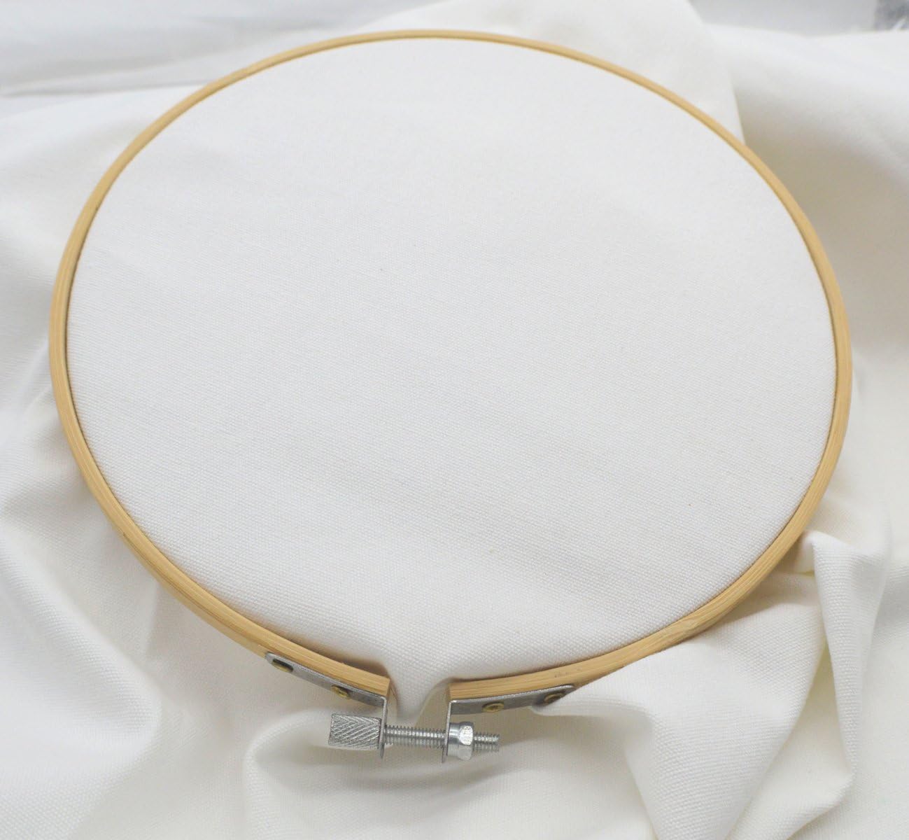 iNee 100% tela de algodón para bordado, tela de bordado algodón, 20 por 60 pulgadas, crema