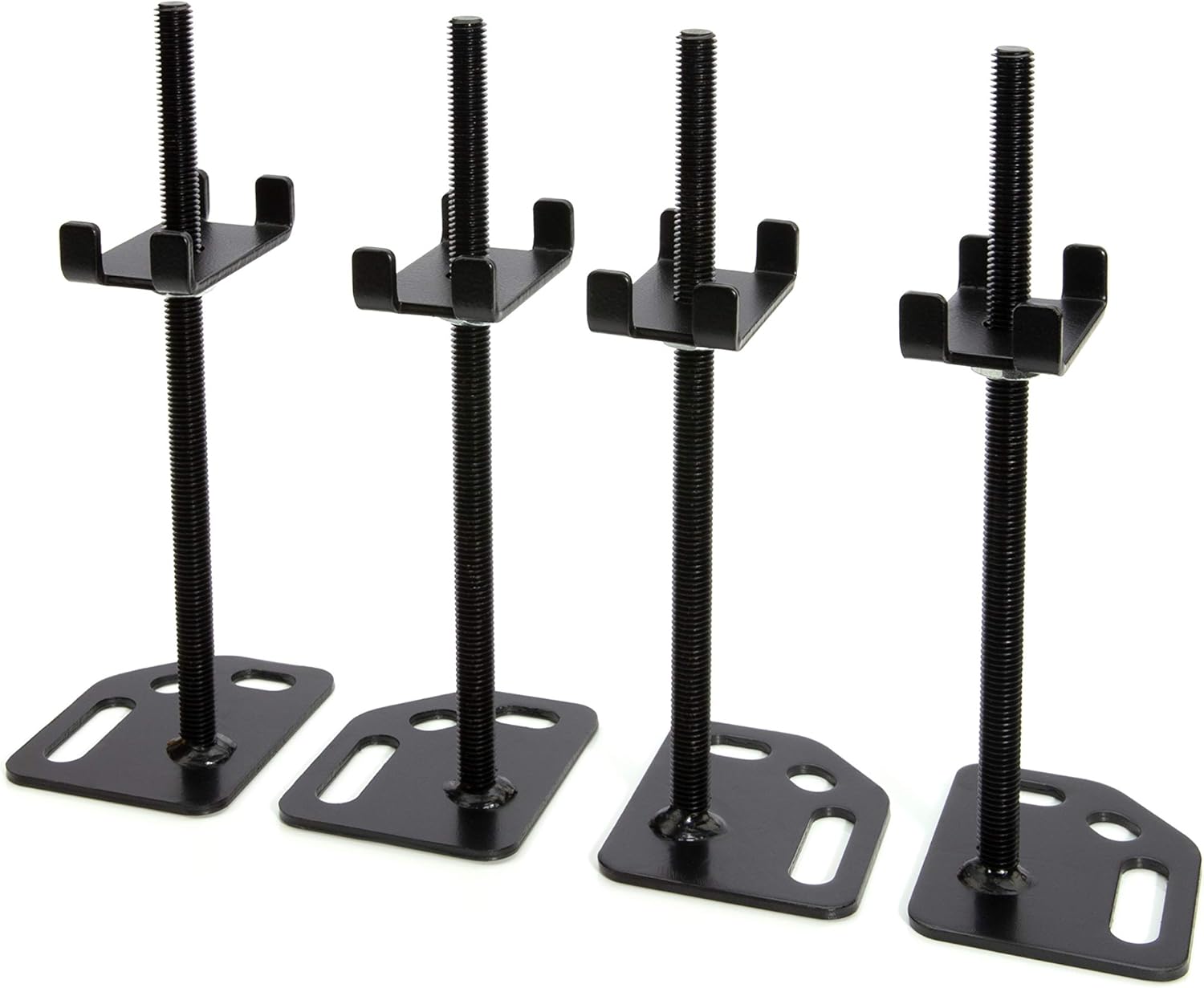 DEWALT Nivelación de estantesanclaje de piso Accesorios ajustables Estantes de almacenamiento industriales, placas de montaje de acero duraderas,