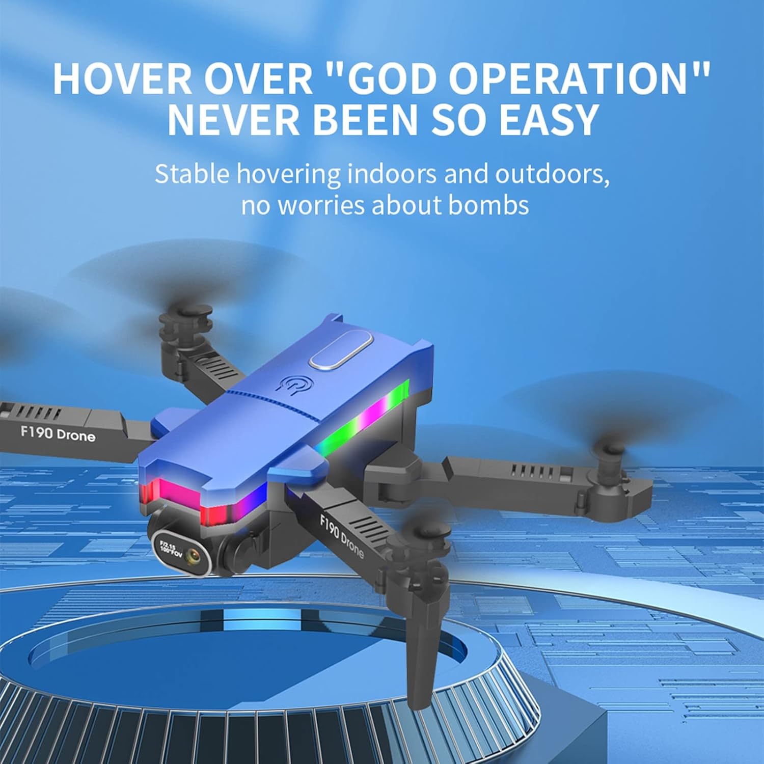 Foldable Pocket Drone with 4K HD Dual Camera Toys Gifts for Adults Kids Beginners Small Drone RC Quadcopter Drone with 2.4G WiFi FPV Live Video