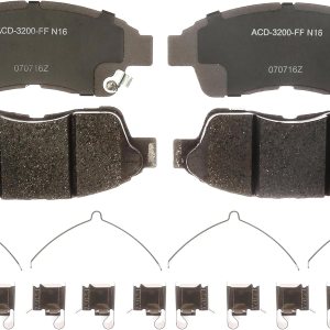 ACDelco Silver 14D562CHF1 Juego de pastillas de freno de disco delantero de cerámica ACDelco Silver 14D562CHF1 Juego de pastillas de freno de disco delantero de cerámica