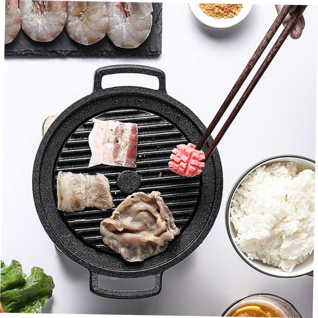 1 Unidades Parrilla Pescado Barbacoa Asador Estufa de Camping Parrilla de servir Sartén para el hogar Utensilios para hornear Metal Asado Estufa