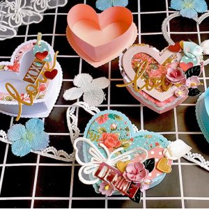 Heart Sweet Love Box – Plantillas de troqueles de corte de metal para hacer tarjetas, álbum, álbumes de recortes, manualidades, troquelado, corte de Heart Sweet Love Box – Plantillas de troqueles de corte de metal para hacer tarjetas, álbum, álbumes de recortes, manualidades, troquelado, corte de