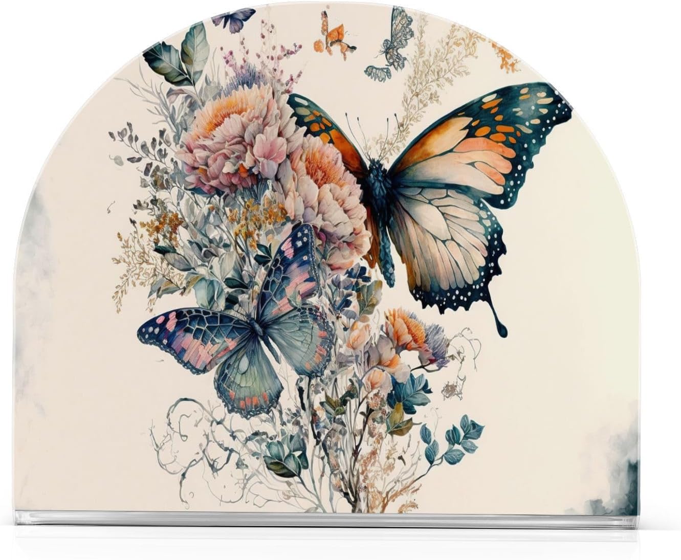 Servilletero de acrílico  Soporte para toallas de papel en transparente  Moderno soporte decorativo para servilletas de invitados para el hogar,