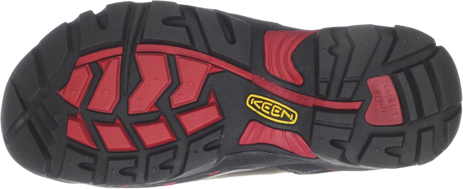 KEEN Utility Botas de trabajo Pittsburgh de cuero impermeables con punta de acero para hombre de 6 pulgadas