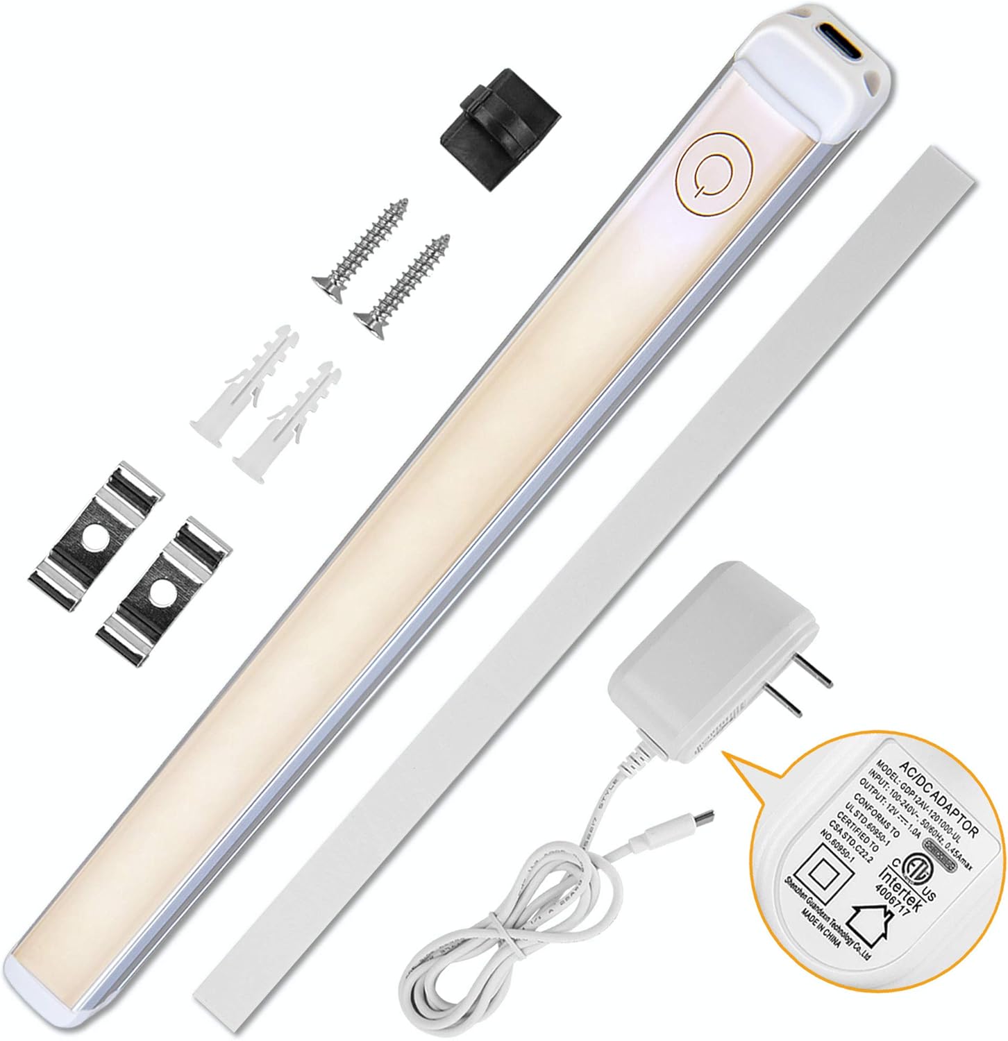 Jukomingda Touch – Kit de iluminación LED para debajo del gabinete, kit de iluminación regulable debajo del mostrador para encimera de cocina,