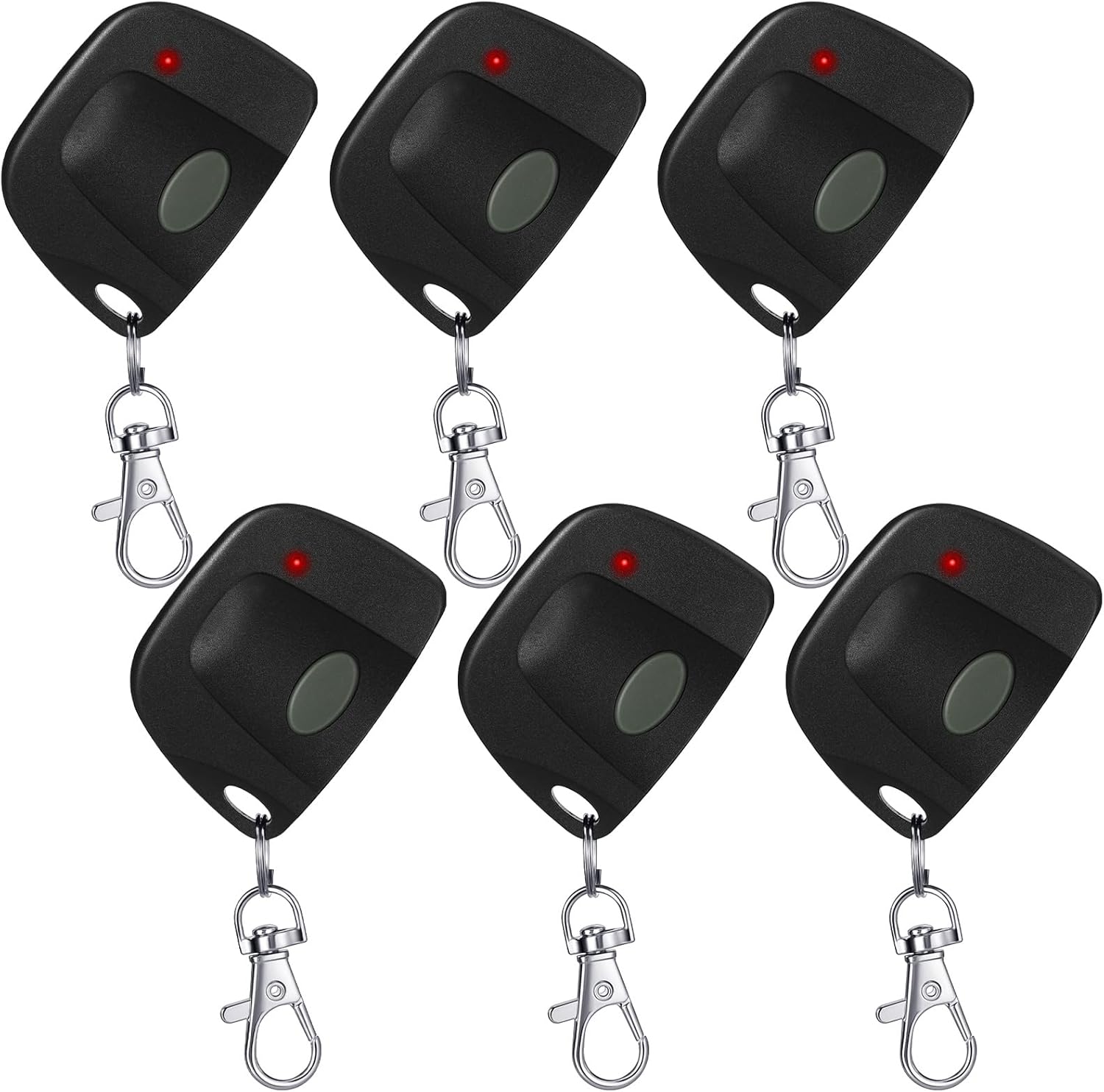6 piezas de control remoto de puerta de garaje para multicódigo lineal 300 mhz 10 interruptor de inmersión 3089 3060 3070 abridor de puerta remoto
