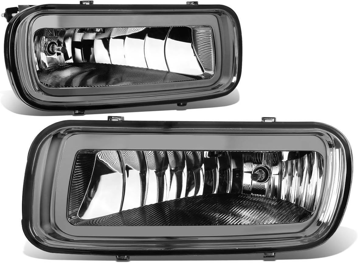 DNA MOTORING FL-NS048-SM – Luz antiniebla para parachoques delantero para el lado del conductor y del pasajero, mejora la visibilidad compatible con