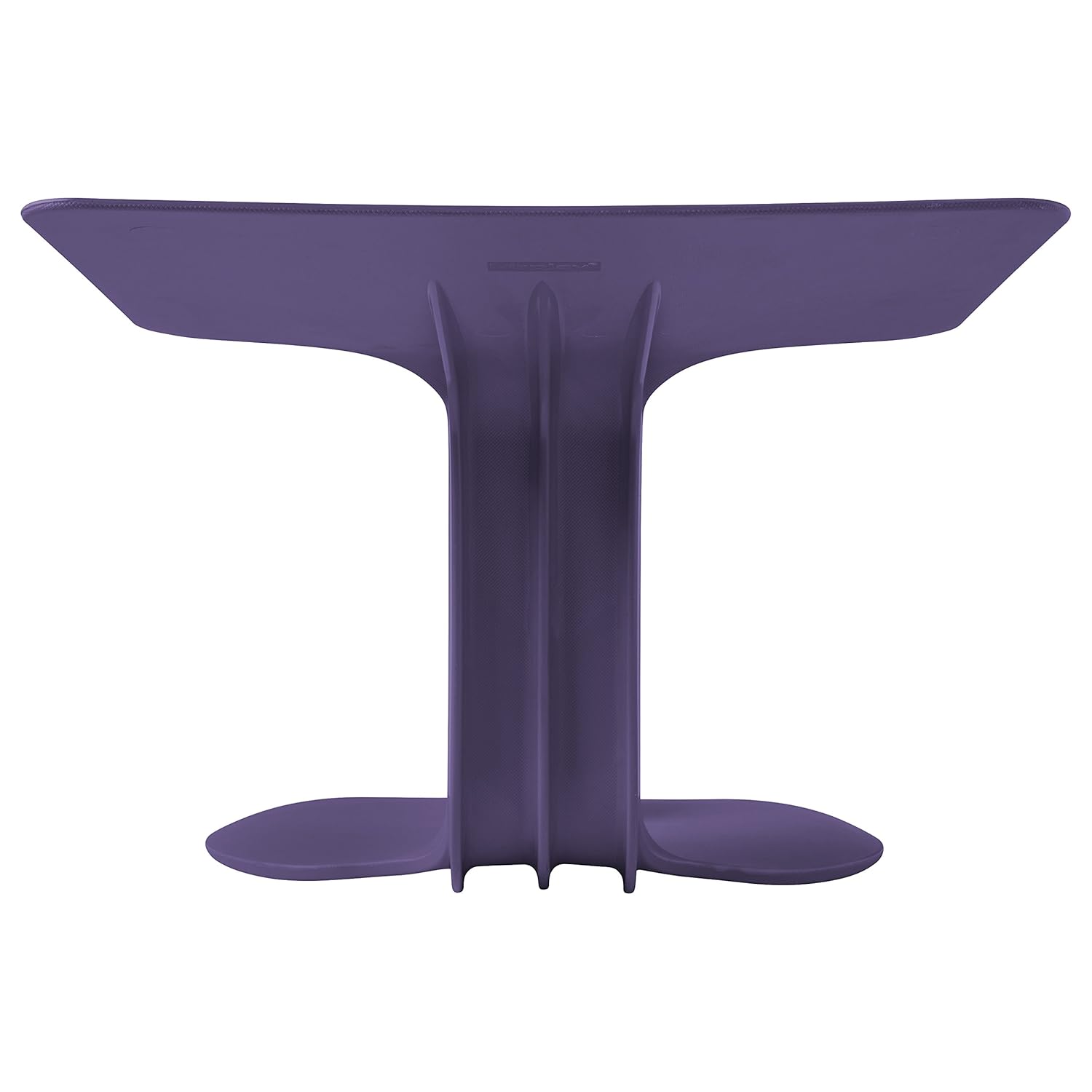 ECR4Kids – Escritorio portátil The Surf en piernas, asiento flexible, berenjena, 10 unidades