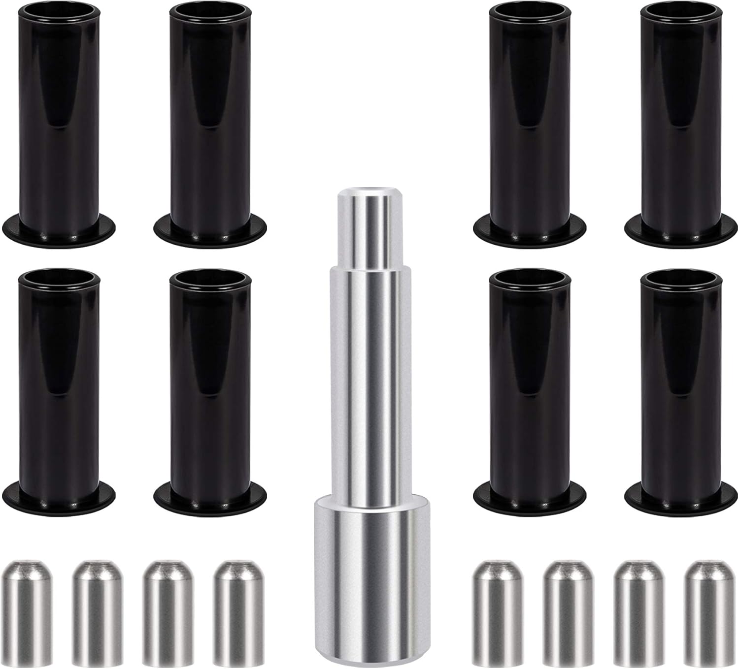 Guías de pasadores de puerta, forros de bisagra de puerta y herramienta de extracción de bujes de puerta compatible con Jeep Wrangler JK JKU JL JLU