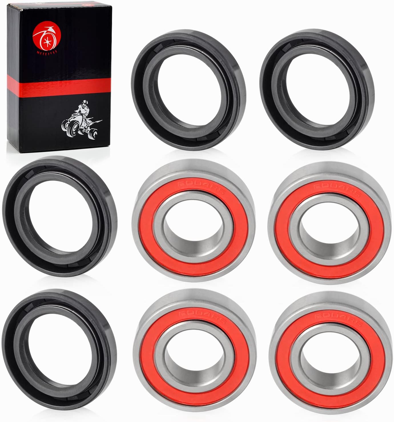 Kit de rodamientos y sellos de rueda delantera para HONDA Recon 250 TRX250TE TRX250TM 1997-2018 TRX200D 1990-1997 TRX350TE TRX350TM 2000-2006