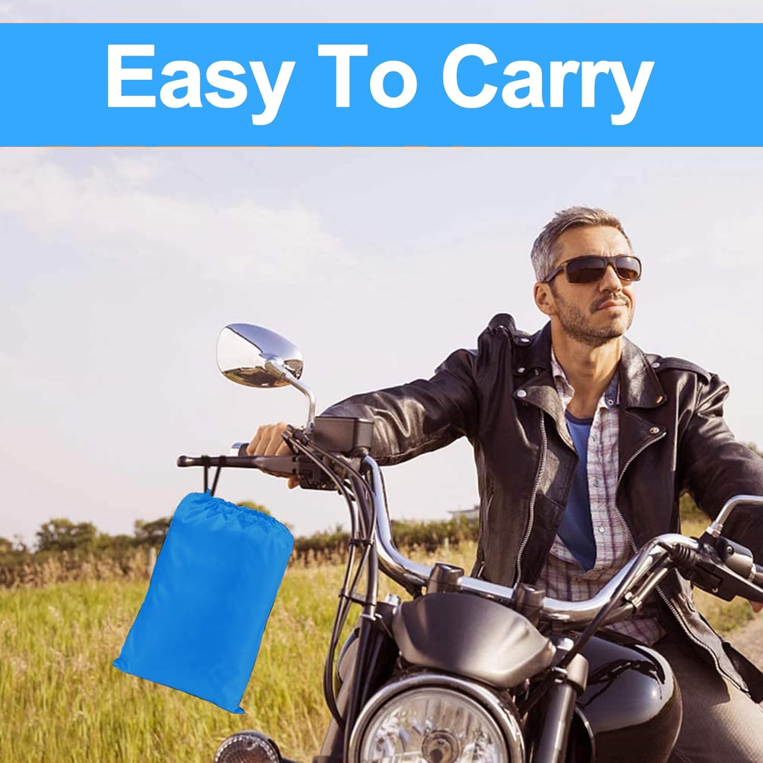 Funda impermeable para scooter para motocicleta, grande, mediano XL, 250 cc, 150 cc, 50 cc, refugio para scooter Harleys para todo tipo de clima,