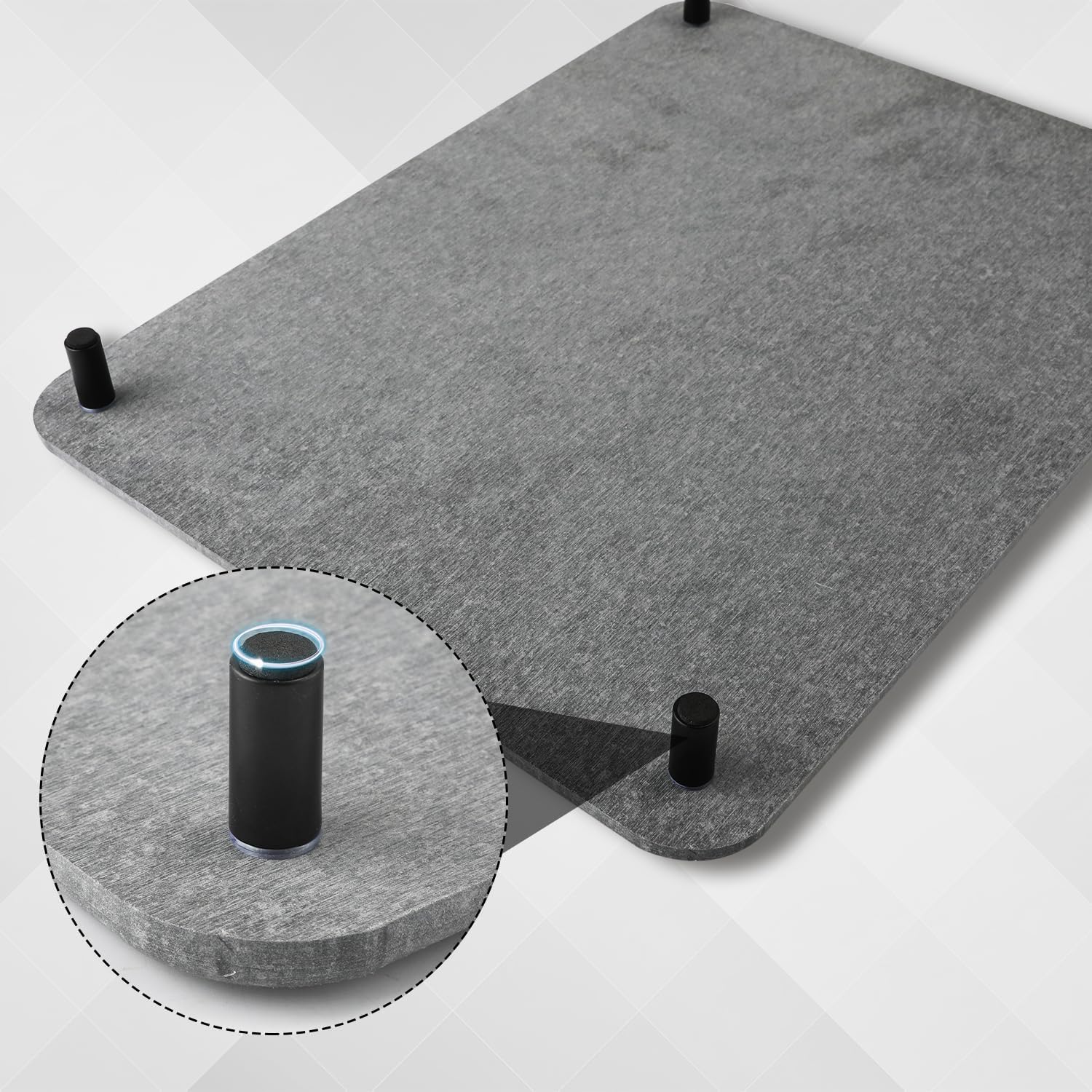 Tapete de piedra de secado rápido para cocina, 15.7 x 11.8 pulgadas, tapete de diatomita absorbente de agua, tapete de piedra absorbente de agua,