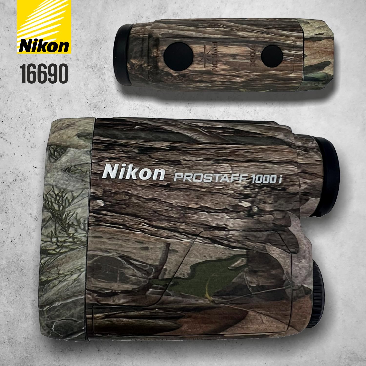 Nikon Telémetro láser PROSTAFF 1000i TrueTimber Kanati – Camo con paquete Wearable4U