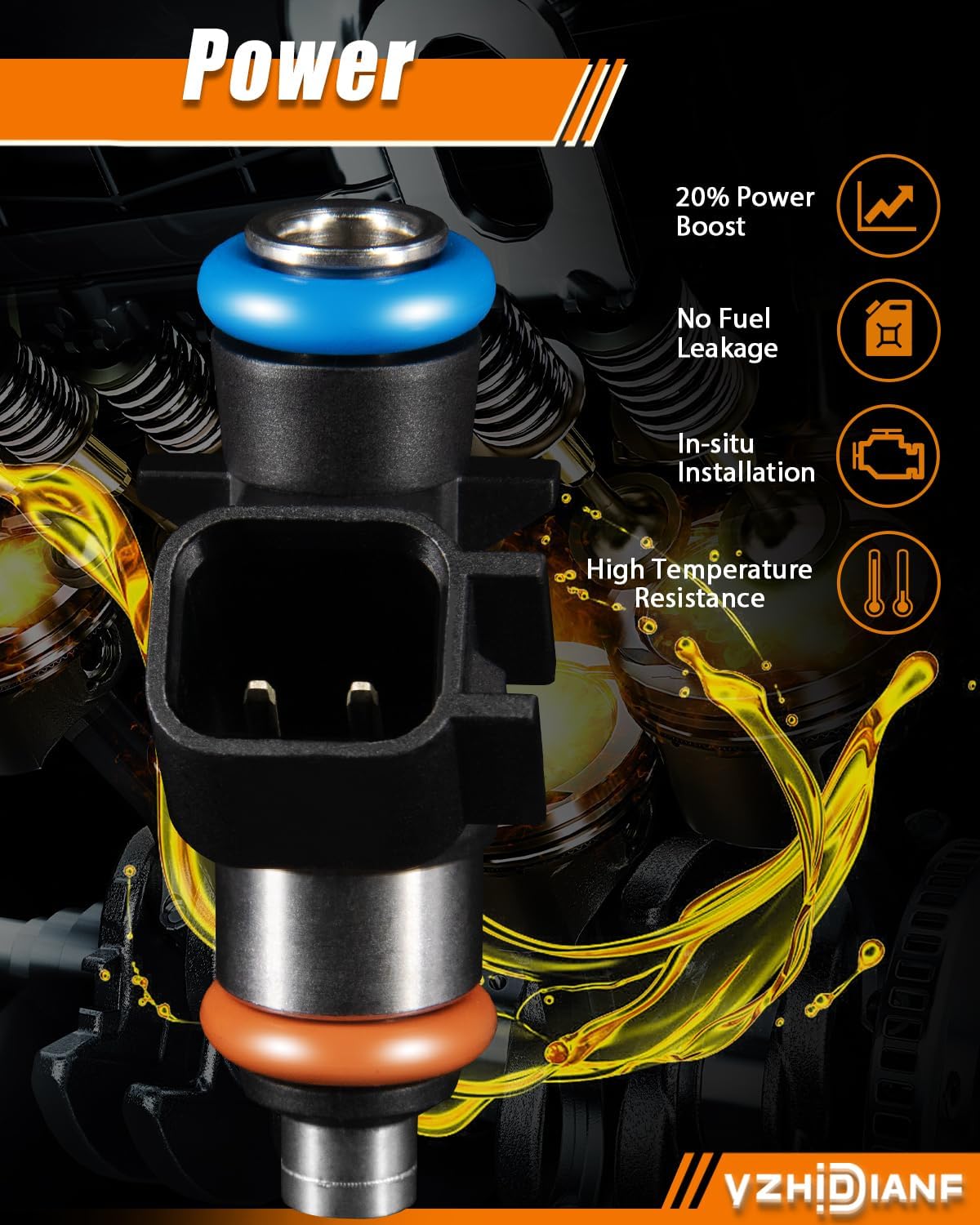 0280158233 Inyectores de combustible de 3.6L aptos para Jeep Grand Cherokee Wrangler para Chrysler 300 Town and Country para Dodge Avenger