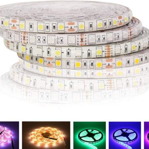 Fengyan Luces de paisaje 5M 300LED RGB LED Tira 5050 DC12V RGB+CCT Tira LED Impermeable RGBW RGBWW Tira de cinta de neón flexible Tira de luz LED Fengyan Luces de paisaje 5M 300LED RGB LED Tira 5050 DC12V RGB+CCT Tira LED Impermeable RGBW RGBWW Tira de cinta de neón flexible Tira de luz LED