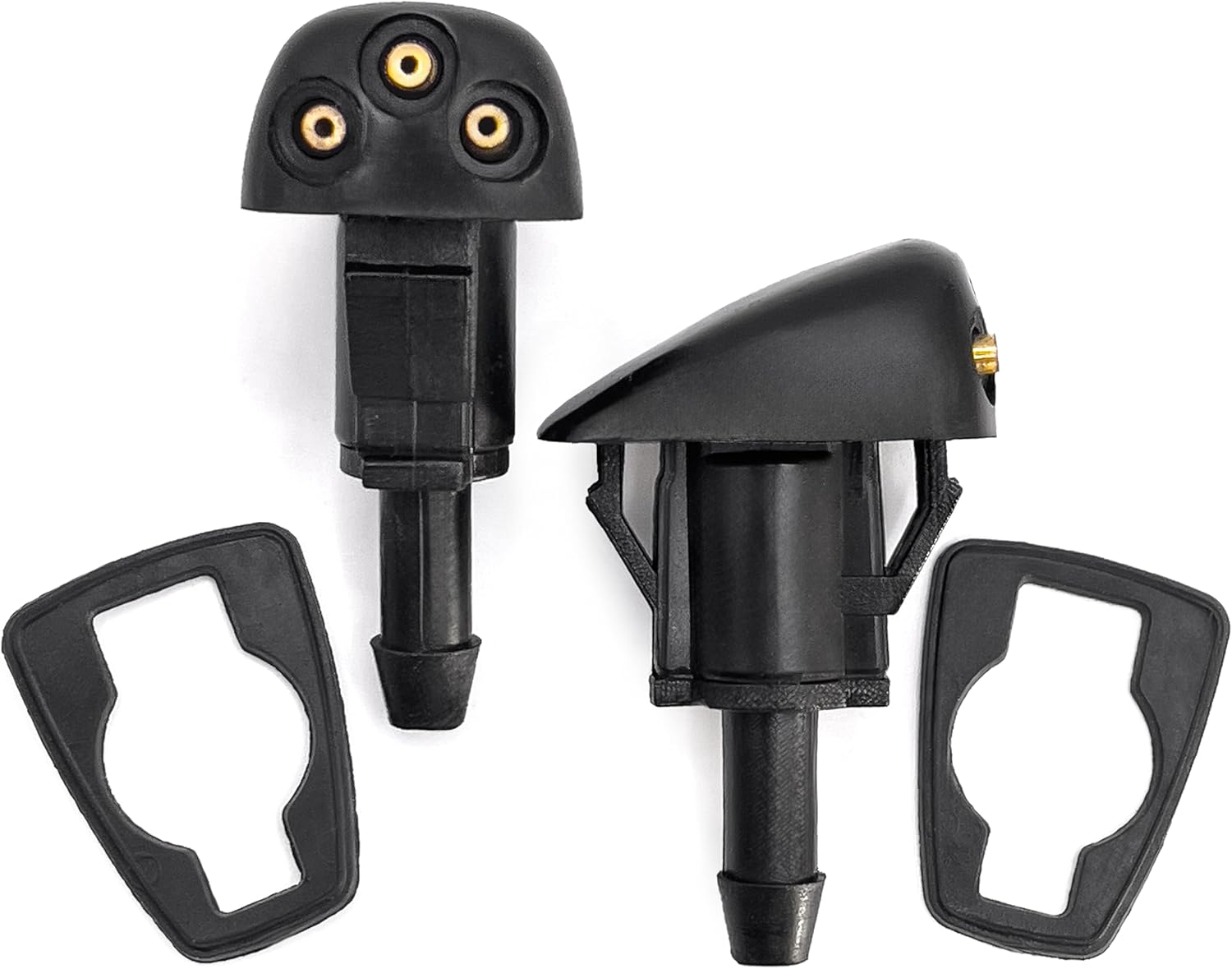 2 boquillas para limpiaparabrisas delantero ClicknFit de repuesto, kit de chorro de pulverización de lavado para Accent 2003-2005, Elantra