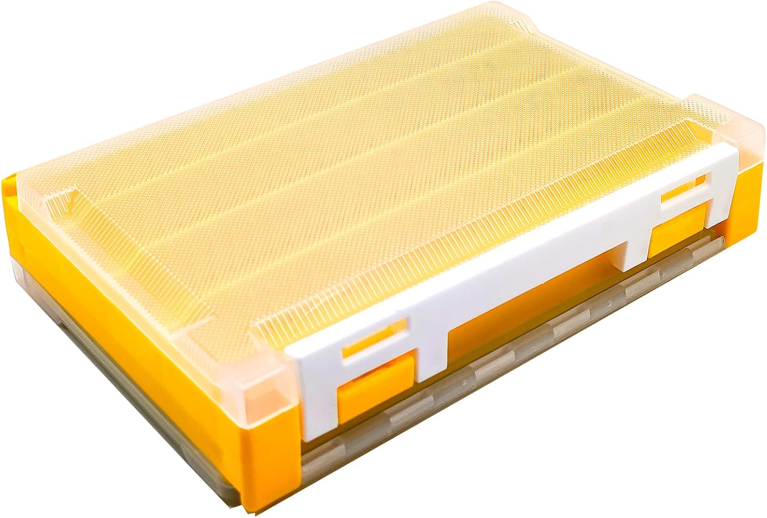 Tgpiao Caja de aparejos de pesca, organizador de cebos de pesca de doble cara, mini caja de aparejos organizadora, estuche de almacenamiento de