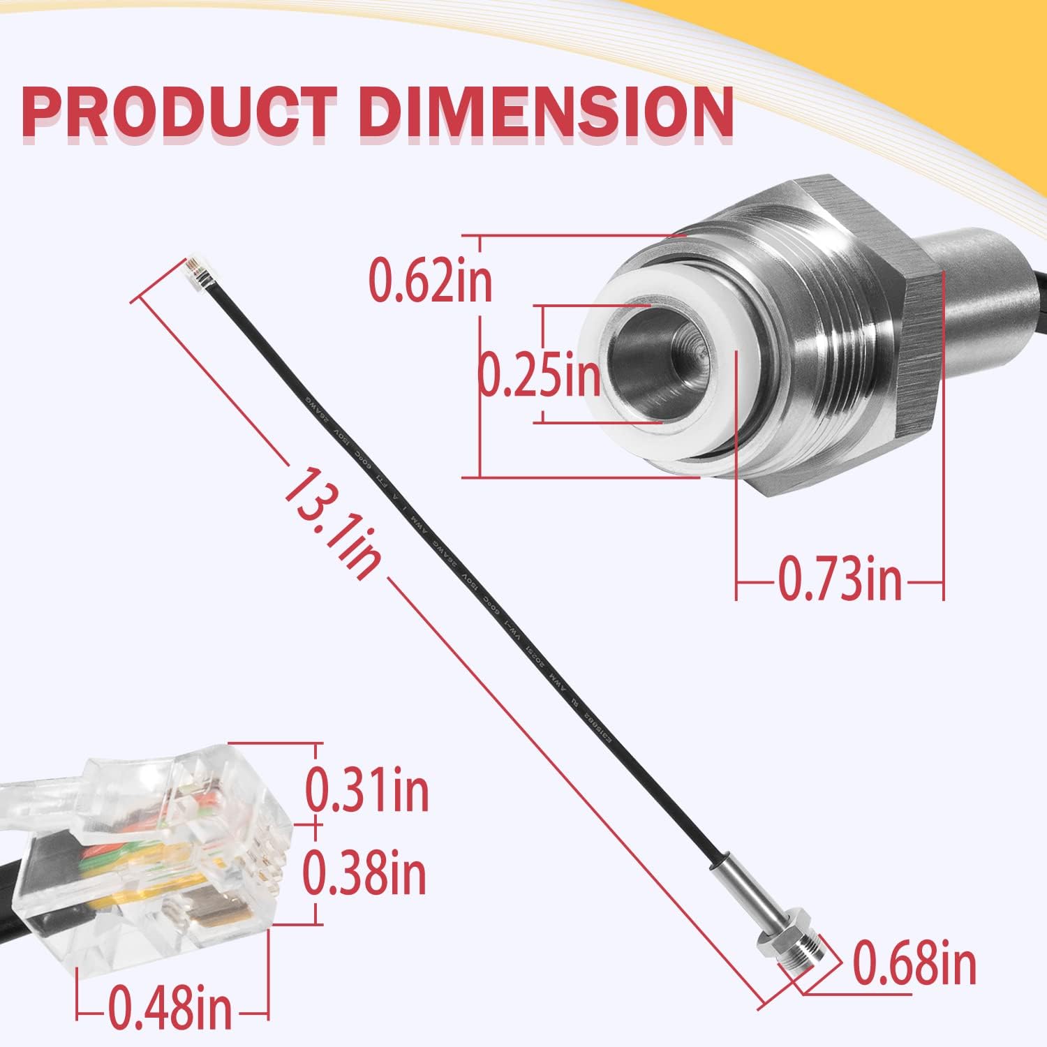 704492 Sensor de transductor de presión de rociador sin aire para Titan Impact 440 540 640 740 840 Series Pulverizador