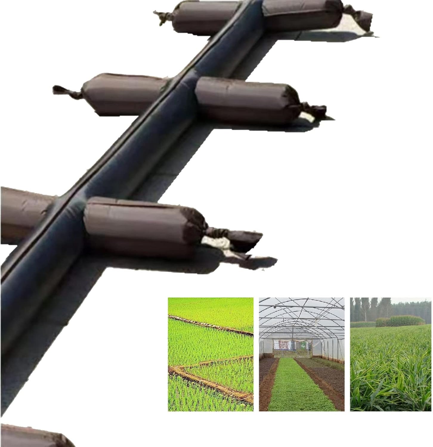 Manguera de agua para riego de jardín sobre el suelo, fácil de inyectar agua, fuente de doble cara, resistencia al desgarro, grueso, Oxford,