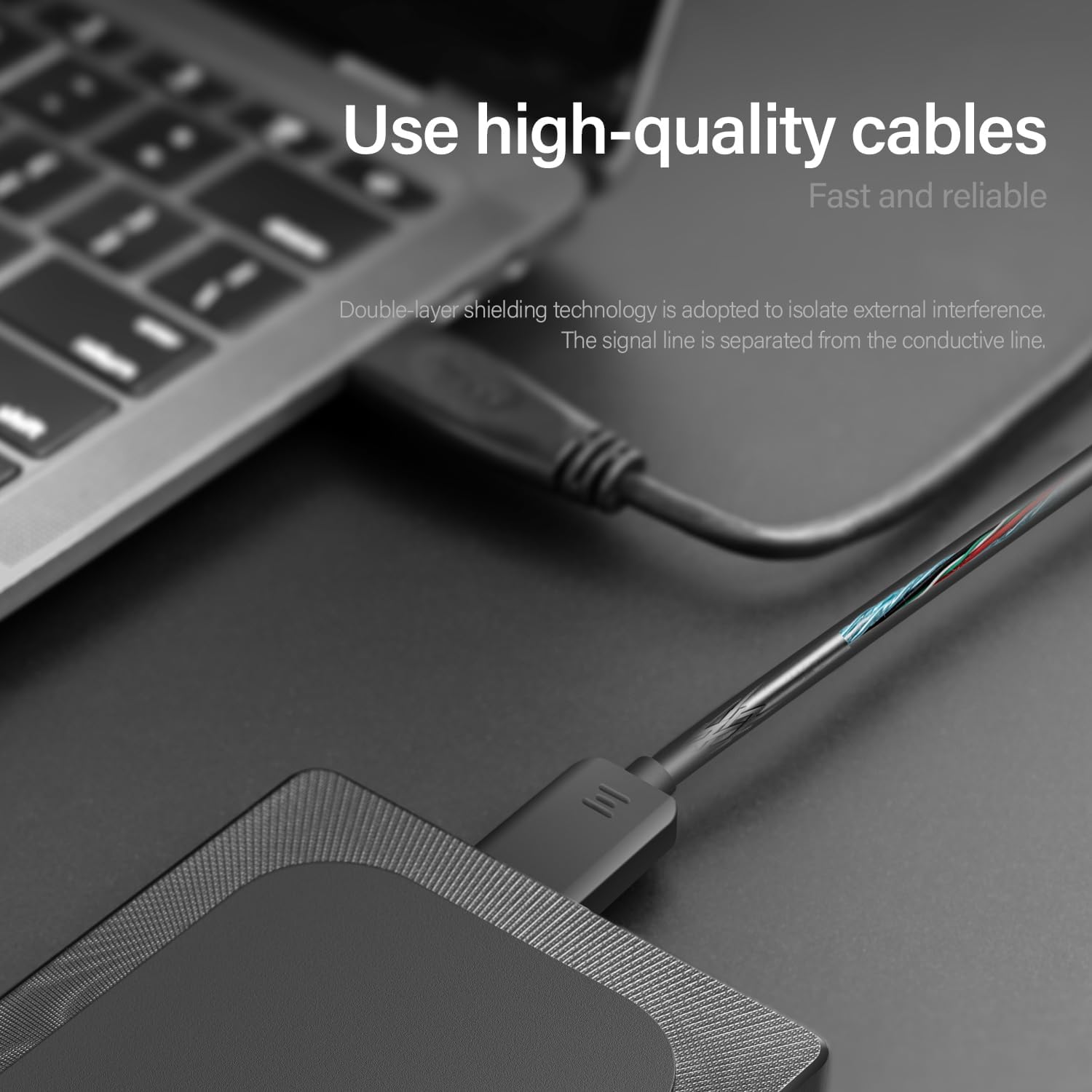 Aiolo Innovation Disco duro externo portátil ultradelgado de 320 GB HDD-USB 3.0 para PC, Mac, portátil, PS4, Xbox One, Xbox 360 Modelo A4