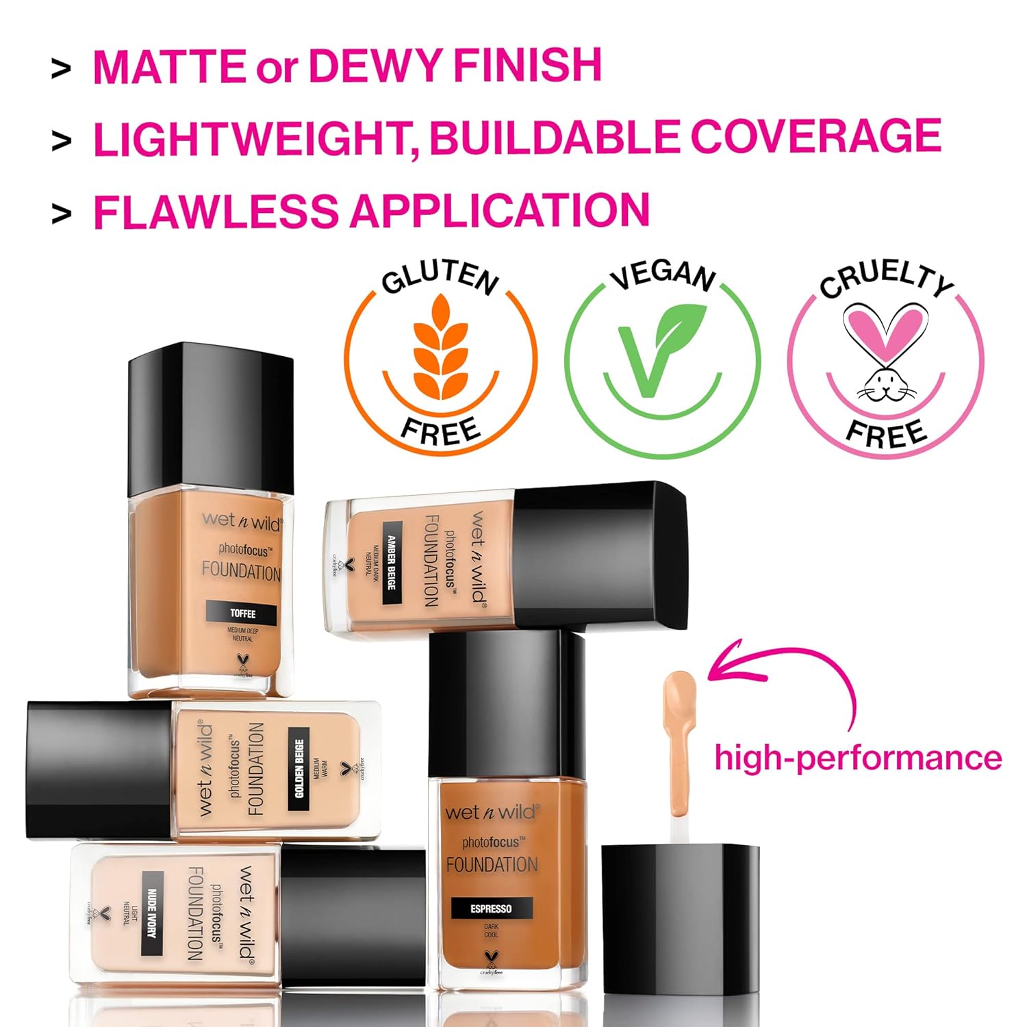 Wet n Wild Photo focus base para la cara, marfil (Shell Ivory)
