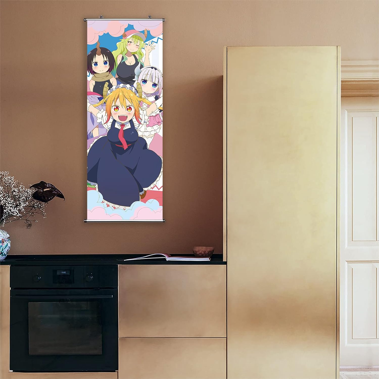 CosInStyle Póster de pergamino de anime  Impresiones de tela 39.4 in x 15.7 in  Regalo de temática de anime premium y artístico  Manga japonesa