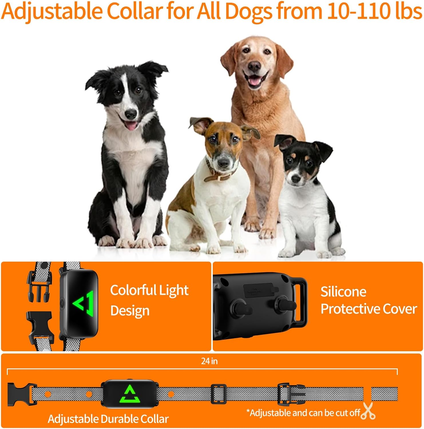 Collar de entrenamiento para perros grandes