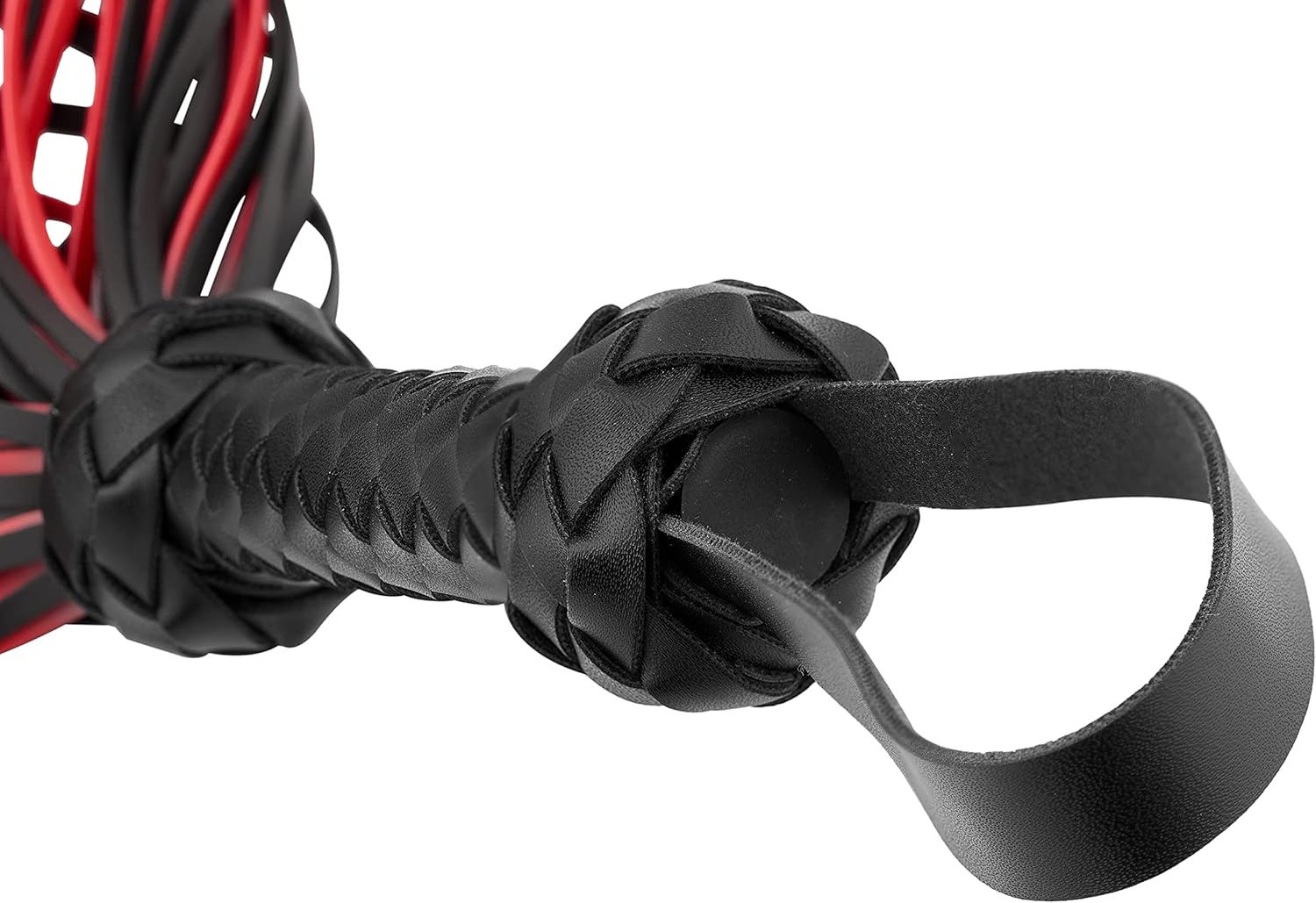 Látigo de cuero rojo de 30 pulgadas, látigo de caballo ecuestre – Látigo de caballo rojo