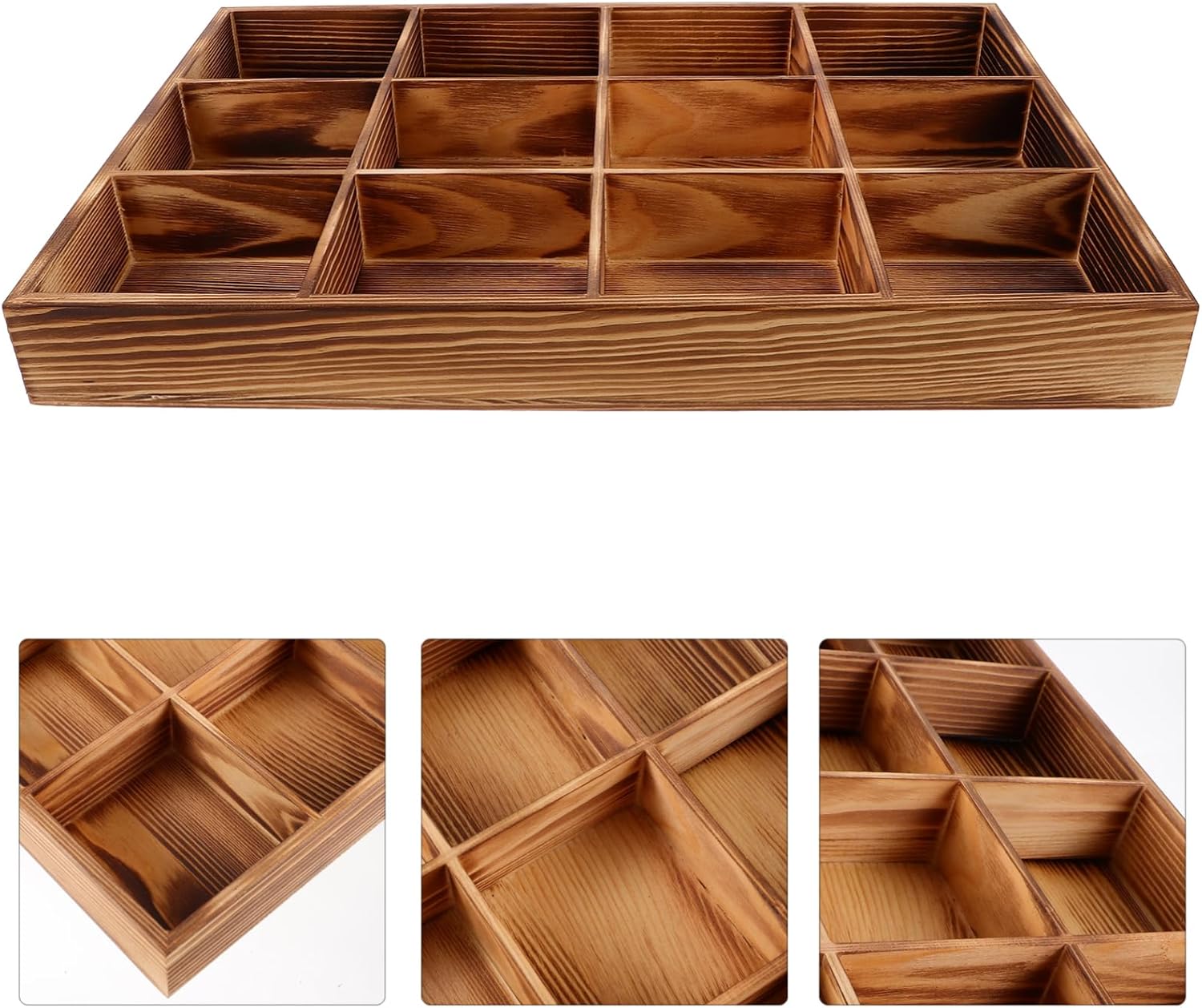 HOMSFOU Caja de almacenamiento de té organizador de paquetes de condimentos soporte de té para bolsas de té organizador de recipientes de té para