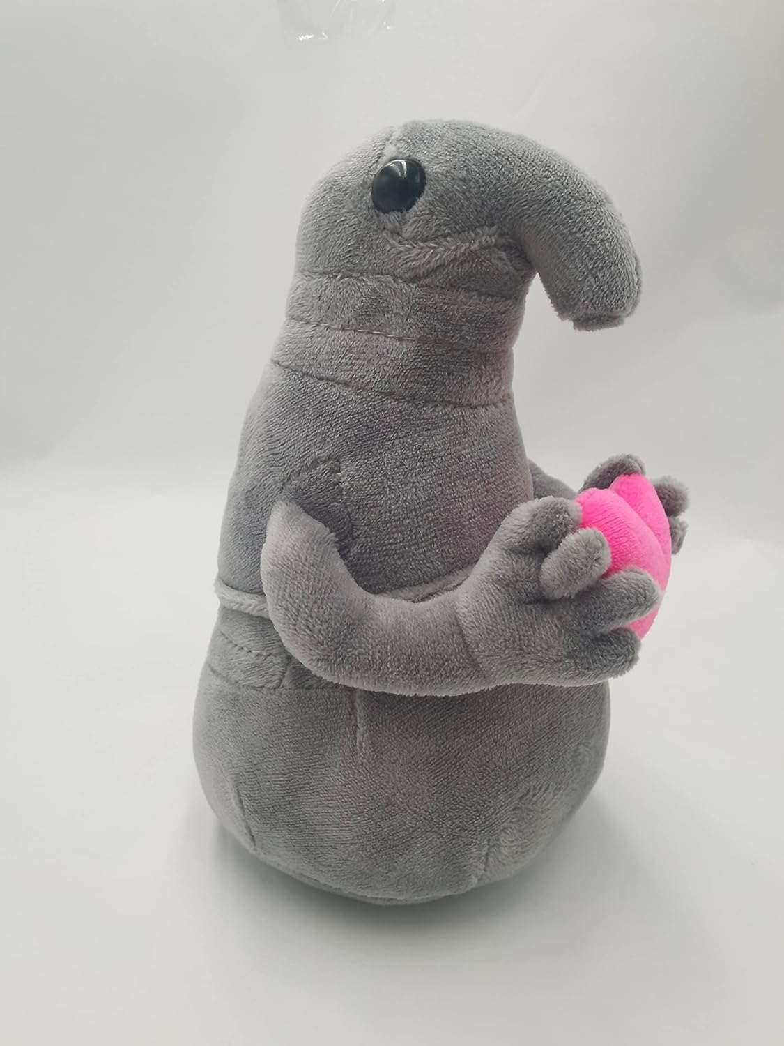 Hot 1pc 7.9 in Esperando Zhdun Sosteniendo Amor en la Mano Meme Tubby Gris Blob Zhdun Muñeca de Peluche Juguete de Peluche Muñecas Creativas Niza