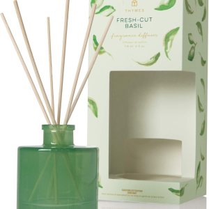 Thymes Difusor de varillas Petite – 4 onzas líquidas – Albahaca recién cortada Thymes Difusor de varillas Petite – 4 onzas líquidas – Albahaca recién cortada