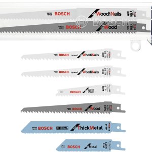 BOSCH RSAP8PK – Juego surtido de 8 hojas de sierra recíproca multiusos, ideal para aplicaciones en madera, madera con clavos, metal, paneles de BOSCH RSAP8PK – Juego surtido de 8 hojas de sierra recíproca multiusos, ideal para aplicaciones en madera, madera con clavos, metal, paneles de