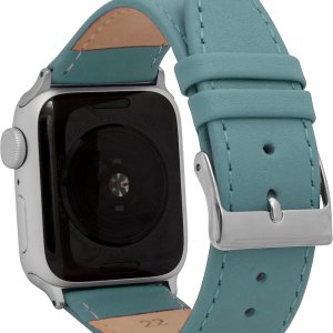 Bandini Correas de cuero para mujer para Apple Watch de 1.496 pulgadas, 1.575 pulgadas, 1.614 pulgadas para mujer, correa delgada de cuero iWatch Bandini Correas de cuero para mujer para Apple Watch de 1.496 pulgadas, 1.575 pulgadas, 1.614 pulgadas para mujer, correa delgada de cuero iWatch