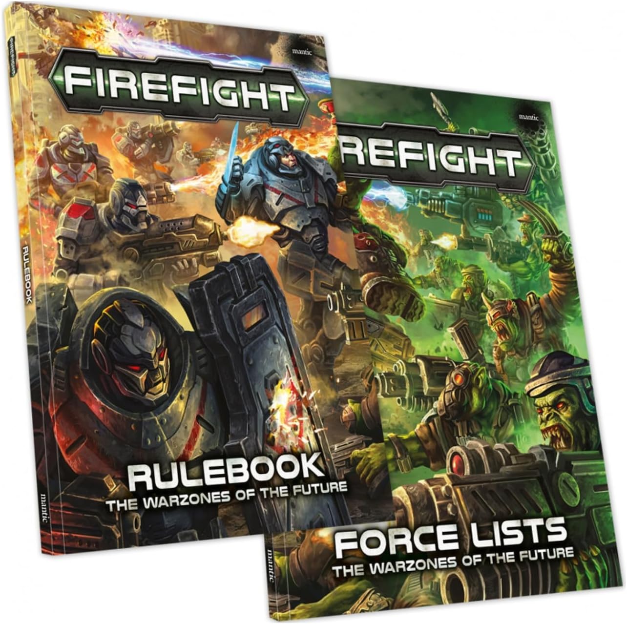 Mantic Firefight – Juegos combinados de libros y contadores