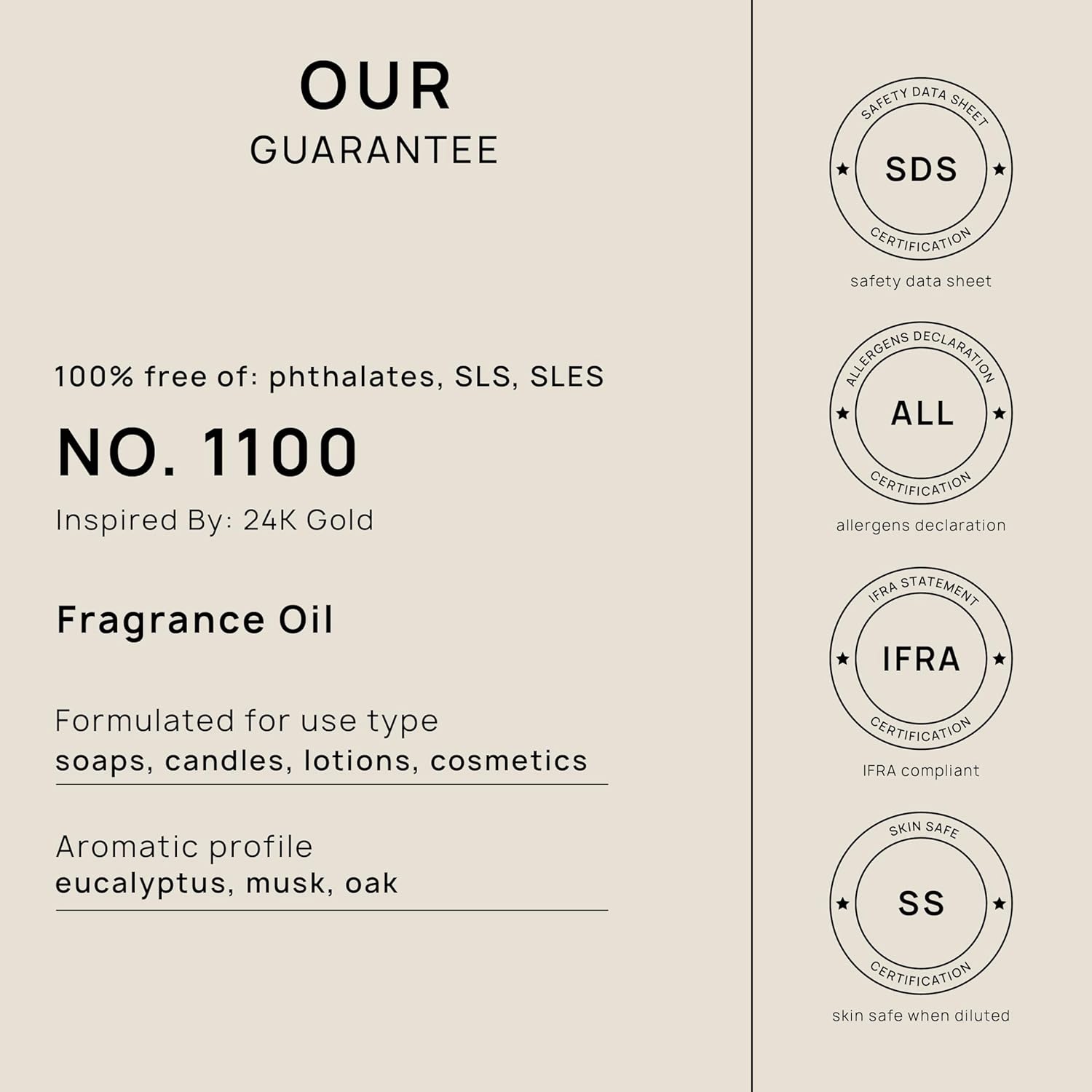 VINEVIDA Aceite de fragancia de oro de 24 quilates para fabricación de jabón, aromas para hacer velas, aceites de perfume para mujeres, velas de