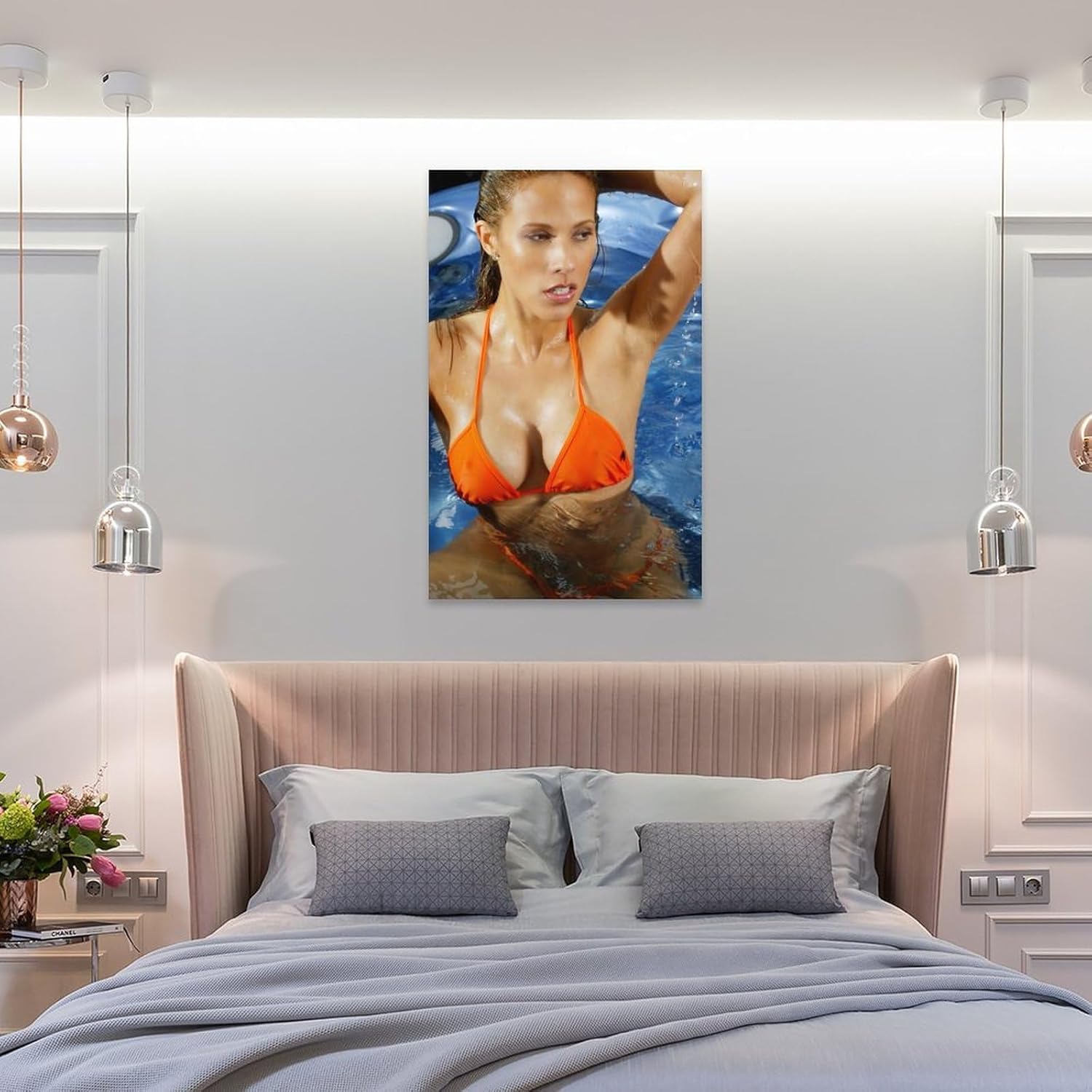 Póster de Bonnie-Jill Laflin, modelo caliente y sexy, para pared, póster de pintura fotográfica, decoración de habitación, decoración del hogar, 24