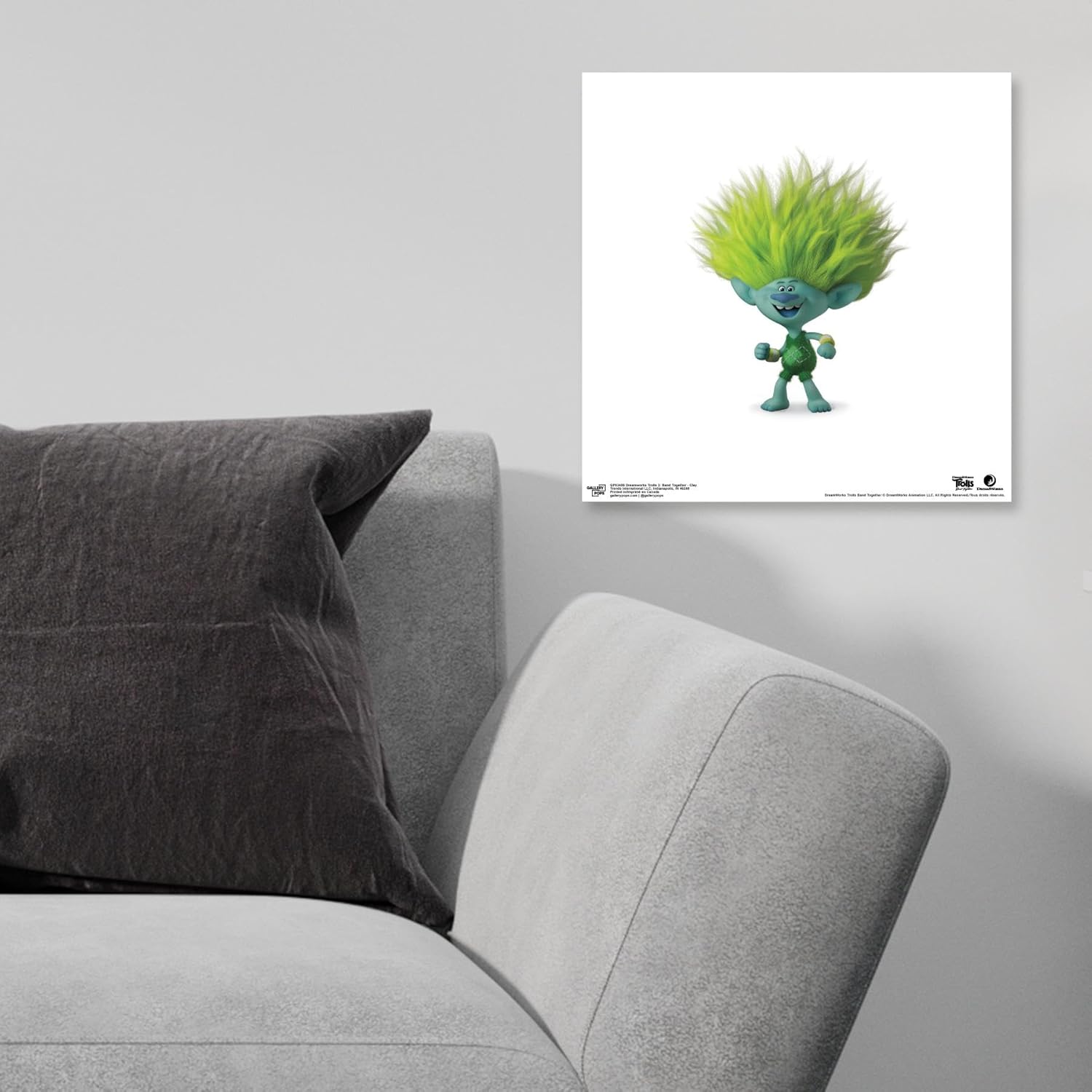 Trends International Gallery Pops Trolls Band Together – Póster de pared de arcilla para pared, 12.00 x 12.00 pulgadas, versión sin marco