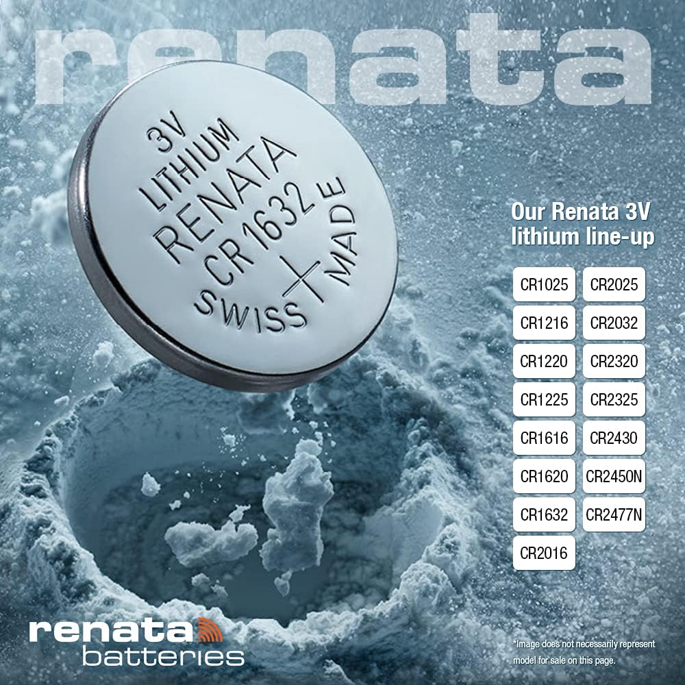 Renata CR1225 Baterías – Batería de litio de 3 V 1225 (10 unidades)