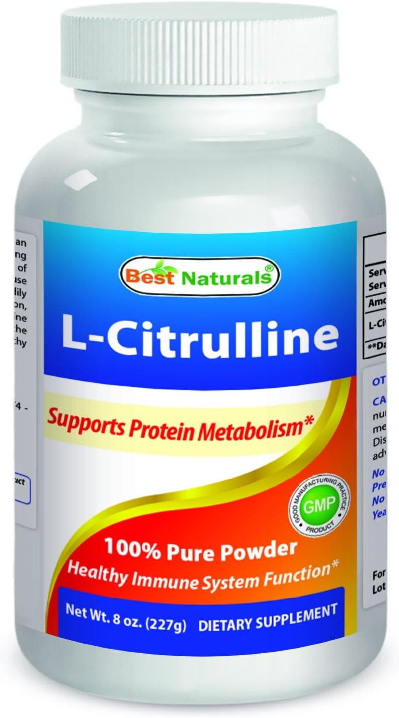 Best Naturals L-citrulina en polvo 8 oz (8 onzas (paquete de 1))