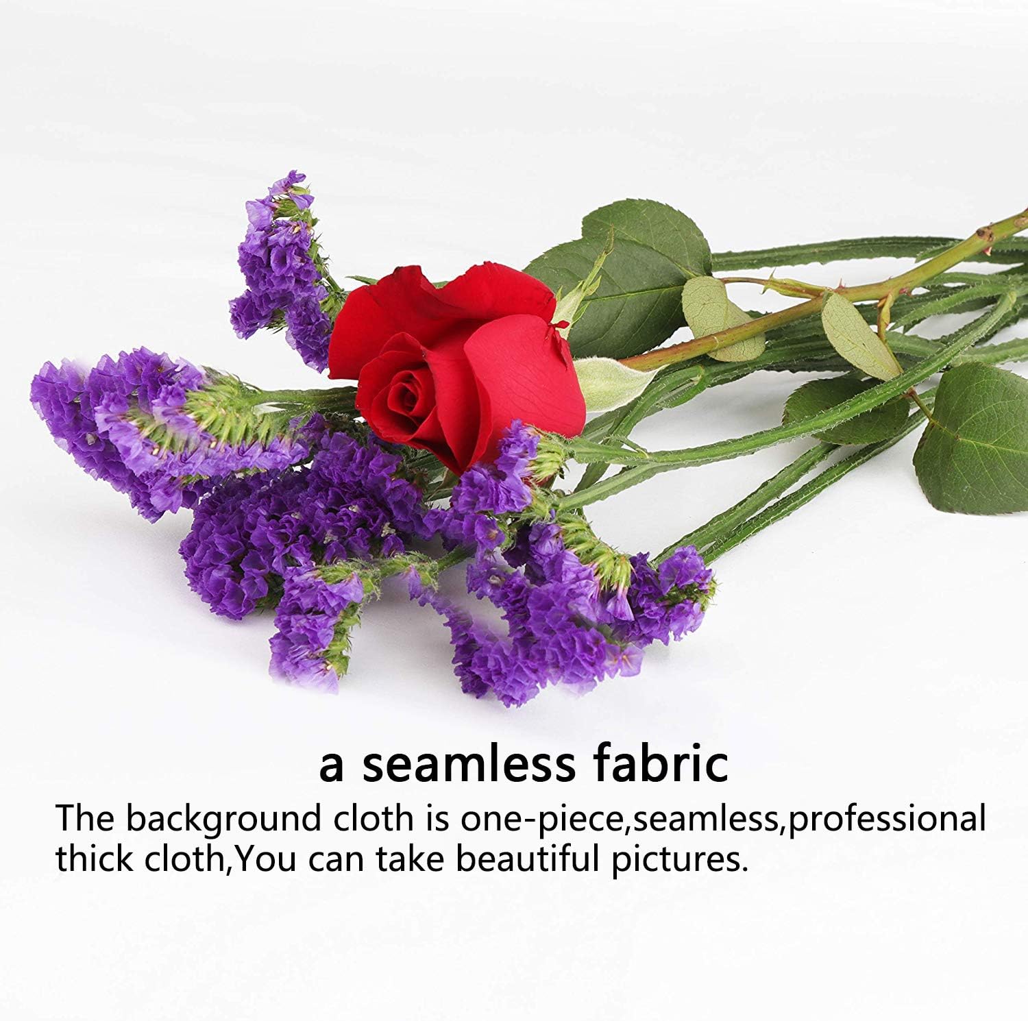 4.9×9.8ft White Seamless Fabric Backdrop,Thicken, Screen Backdrop,Polyester Material Background Cloth for Photography,Video and Televison,Good