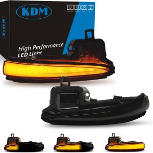 KDM Luz reflectora LED secuencial para espejo lateral para Toyota Tacoma Rav4 2016-2023, Highlander 2020-2024, Alphard Vellfire – Lámpara indicadora KDM Luz reflectora LED secuencial para espejo lateral para Toyota Tacoma Rav4 2016-2023, Highlander 2020-2024, Alphard Vellfire – Lámpara indicadora